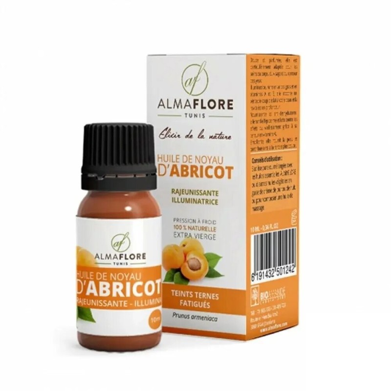 Almaflore Huile végétale de noyau d'abricot, 10ML