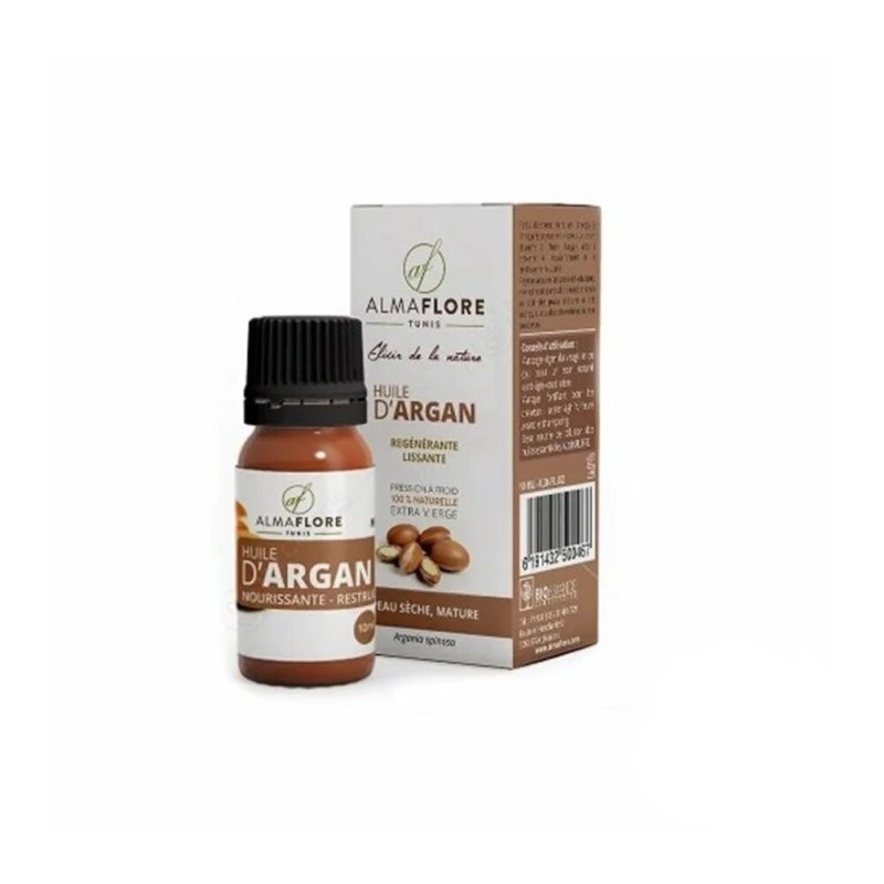 ALMAFLORE Huile d'argan BIO, 10ML