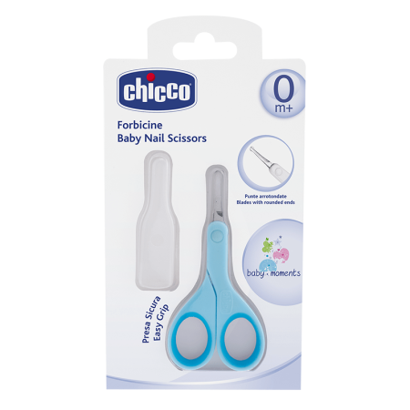 CHICCO CISEAUX À ONGLES POUR BÉBÉS BLEU