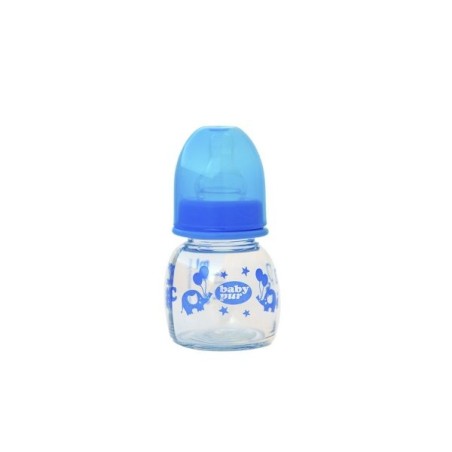 Baby Pur Micro-biberon En Verre 60ml Bleu