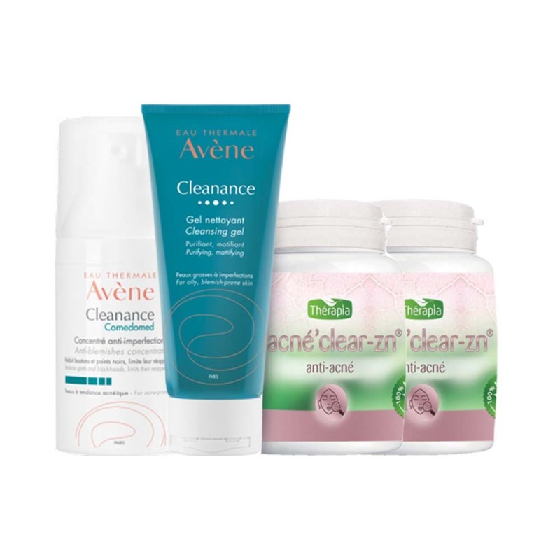 Routine anti acné avène + therapia