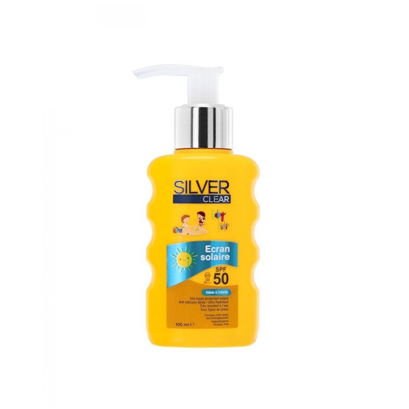 Silver Clear Ecran Solaire Invisible Bébés Et Enfants 100 ML