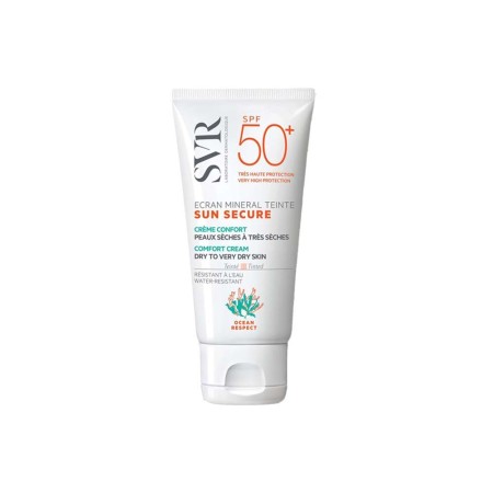 SVR SUN SECURE ÉCRAN MINÉRAL TEINTÉ-Peaux Sèches à trés sèches SPF50+ , 50ml