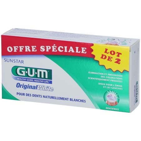 GUM DENTIFRICE ORIGINAL WHITE DUO