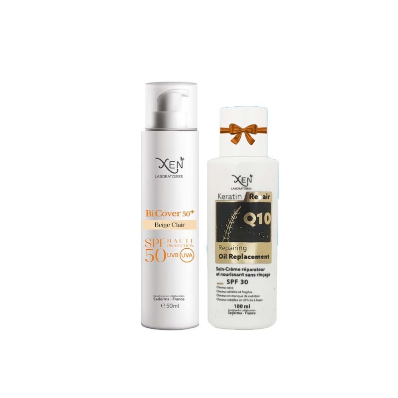 XEN BICOVER BEIGE CLAIR + KERATIN OIL REPLACEMENT SPF 30 100 ML OFFERT