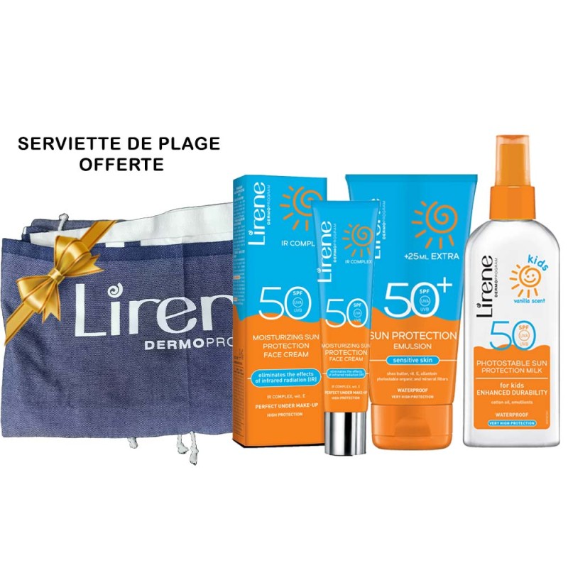 lirene pack summer solaire + serviette