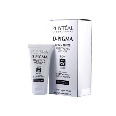 copy of PHYTEAL D-PIGMA ECRAN SOLAIRE ANTI TÄCHES & ANTI ÂGES BEIGE ECLAT SPF50+ +EAU MICELLAIRE 150ML OFFERT