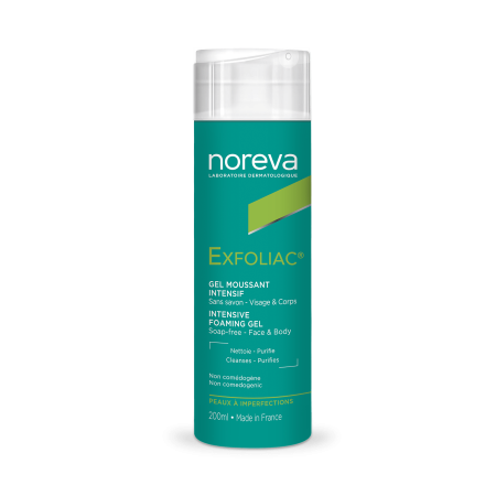 NOREVA EXFOLIAC GEL MOUSSANT INTENSIF 200 ML