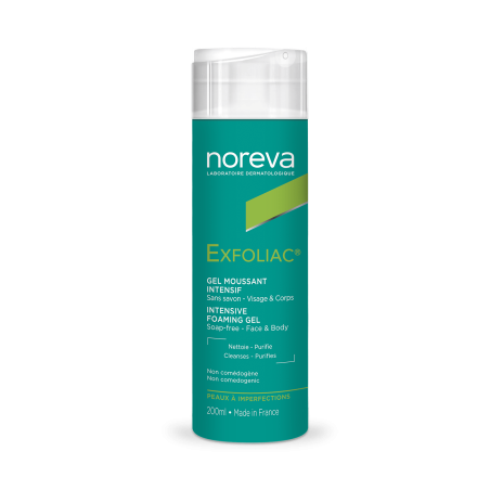 NOREVA EXFOLIAC GEL MOUSSANT INTENSIF 200 ML