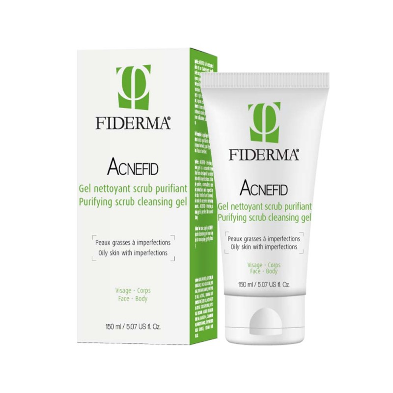 FIDERMA ACNEFID GEL NETTOYANT PURIFIANT PEAUX GRASSES, 200ML