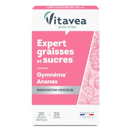 VITAVEA EXPERT GRAISSES ET SUCRES 20 GELULES