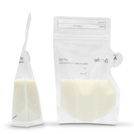 Alecto BF100 - Sacs de conservation lait maternel 220ml, paquet de 100 pieces