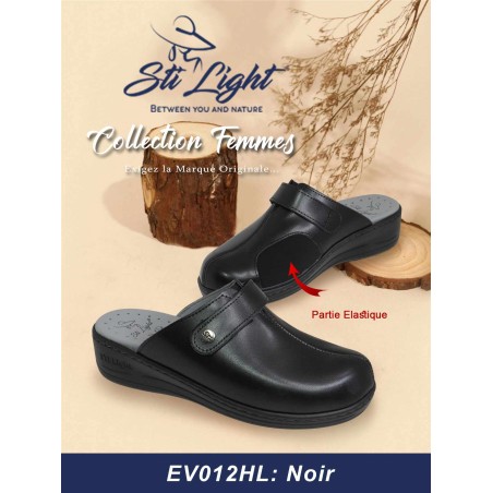 STI Sabot orthopédique - femme - Noir hallux valgus