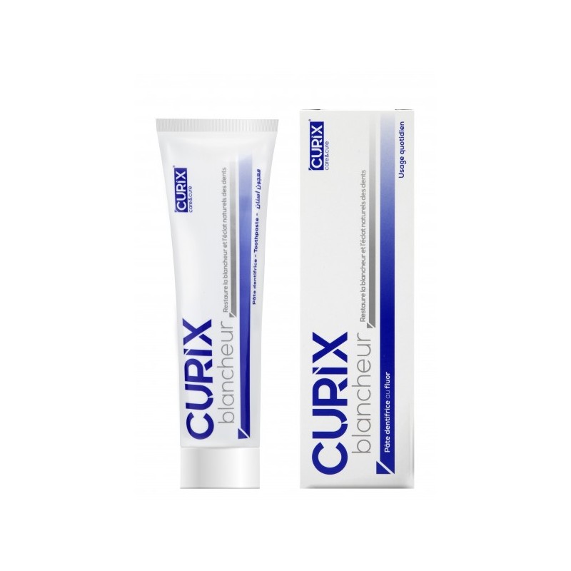 CURIX Dentifrice Blancheur ,75ml + brosse à dents gratuite