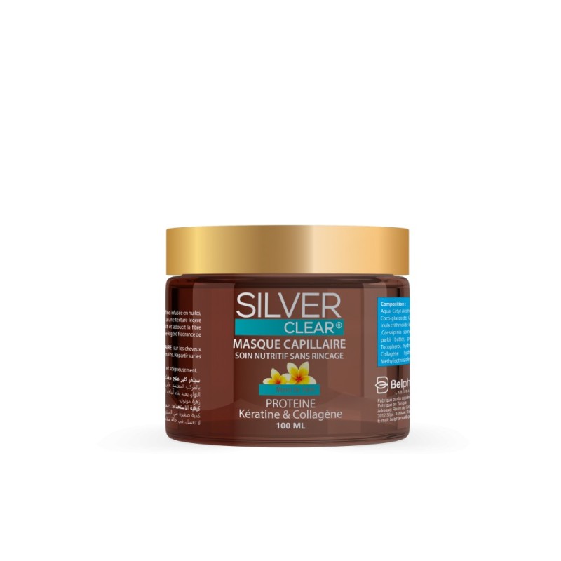 Silver Clear Masque Capillaire Soin Nutritif Sans Rinçage