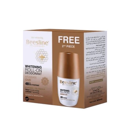 BEESLINE DÉODORANT ROLL-ON BLANCHEUR ARABIAN OUD 4EN1 50ML1+1 GRATUIT