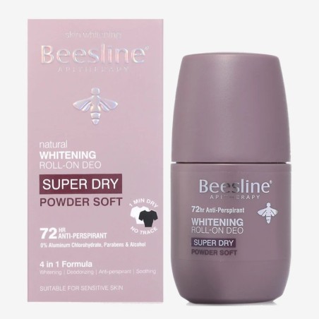 BEESLINE SUPER DRY POUDRE DÉODORANT DOUX ROLL ON,50ML