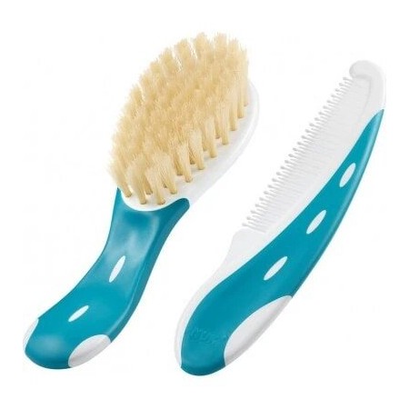 NUK Brosse Et Peigne Bleu