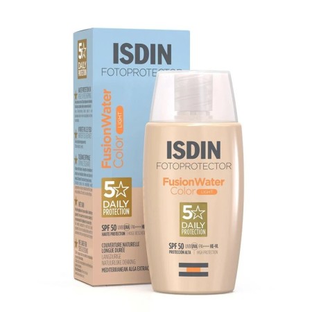 ISDIN ECRAN SOLAIRE FUSION WATER TEINTEE LIGHT SPF50+ 50ML