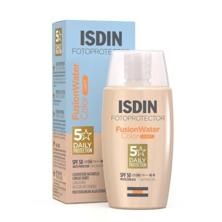 ISDIN ECRAN SOLAIRE FUSION WATER TEINTEE LIGHT SPF50+ 50ML