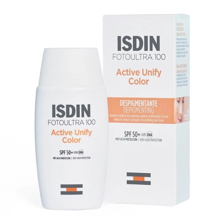 ISDIN ECRAN SOLAIRE ACTIVE UNIFY FUSION FLUIDE TEINTEE SPF50+ 50ML