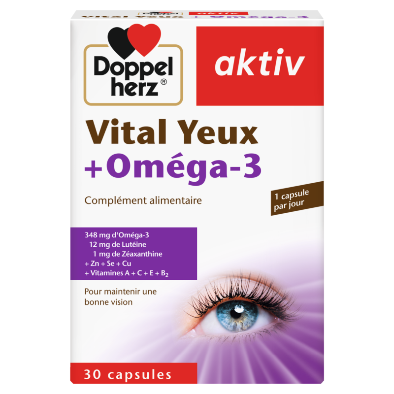 AKTIV Vital yeux + Omega 3 30 GELULES