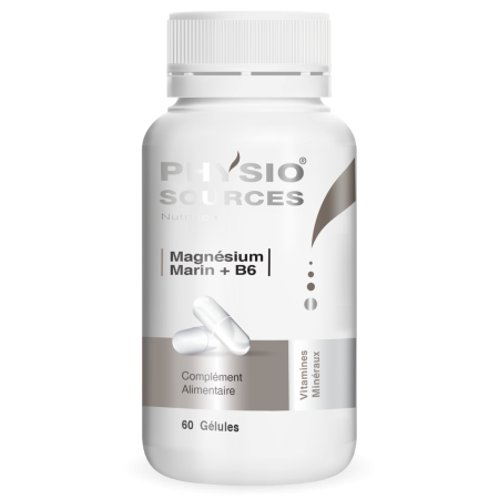 PHYSIOSOURCES MAGNESIUM MARIN+VIT B6 60 GELULES