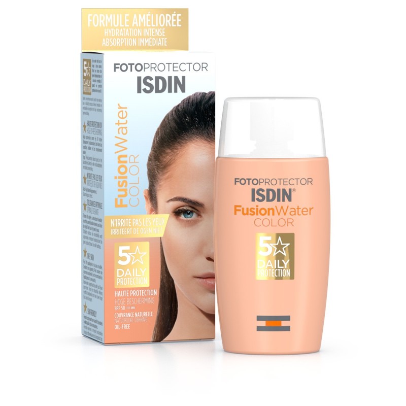 ISDIN ECRAN SOLAIRE FUSION WATER TEINTEE MEDUIM SPF50+ 50ML