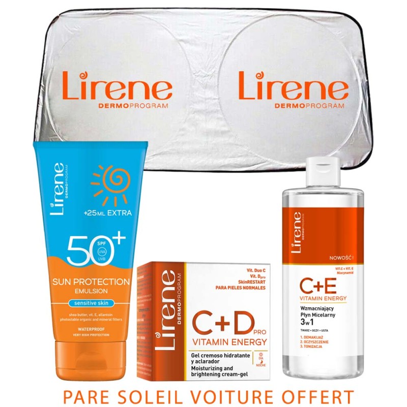 LIRENE PACK VIT C + ECRAN PEAU SENSIBLE