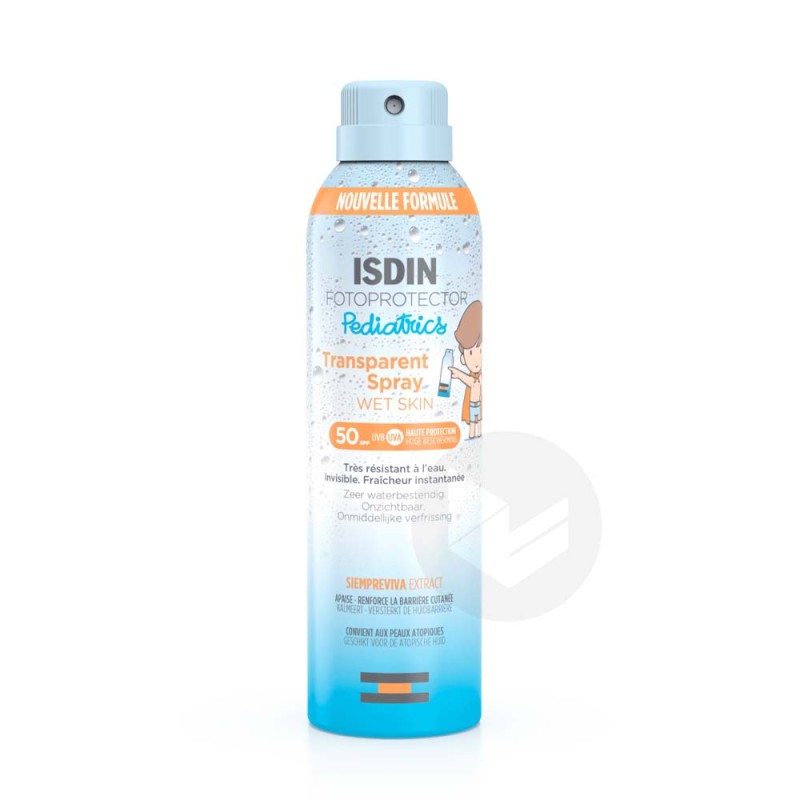 ISDIN PHOTOPROTECTION PEDIATRICS TRANSPARENT SPRAY KIDS SPF50, 250ML