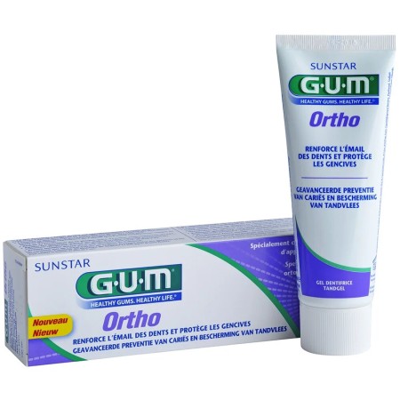 GUM ORTHO GEL DENTIFRICE 75ML