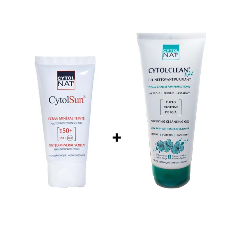 Pack CytolNat - Gel nettoyant CytolClean 175 ml + Ecran Minéral teinté