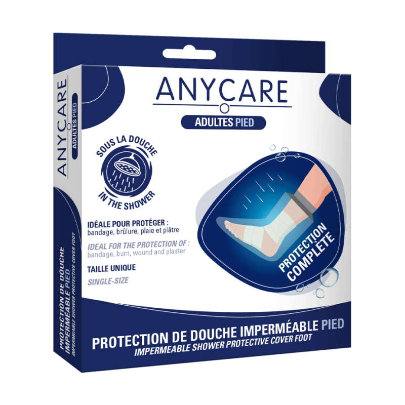 Protection de douche Imperméable Adultes Pied - Anycare