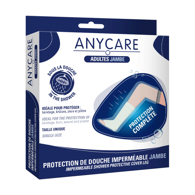 Protection de douche Imperméable Adultes Jambe- Anycare