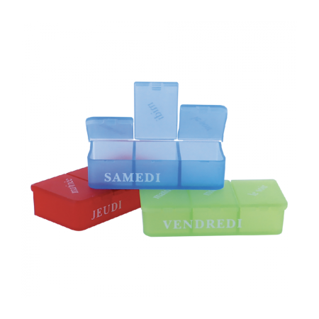 Anycare Pilulier Semainier rouge