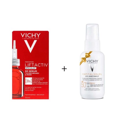 VICHY LIFTACTIV SPECIALIST SERUM [B3] TACHES BRUNES&RIDES 30ML+  VICHY CAPITAL SOLEIL UV-AGE DAILY OFFERT