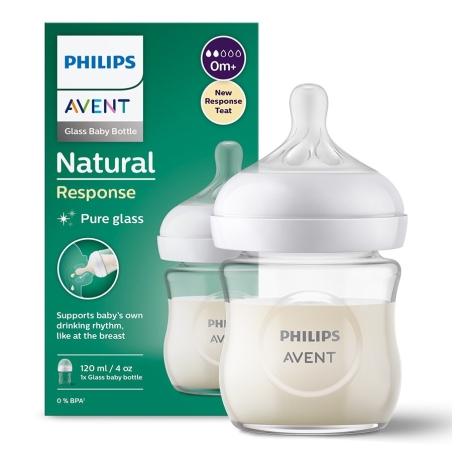 Philip Avent Biberon EN VERRE - 240 ml 1 M+