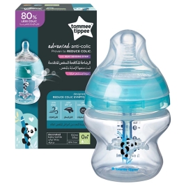 TOMMEE TIPPEE BIBERON ADVANCED ANTI-COLIQUE ELEPHANT TURQUOISE 0M+ 150ML