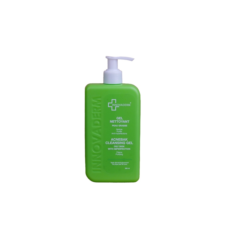 INNOVADERM GEL NETTOYANT PEAU GRASSE ANTI IMPERFECTION 380ML