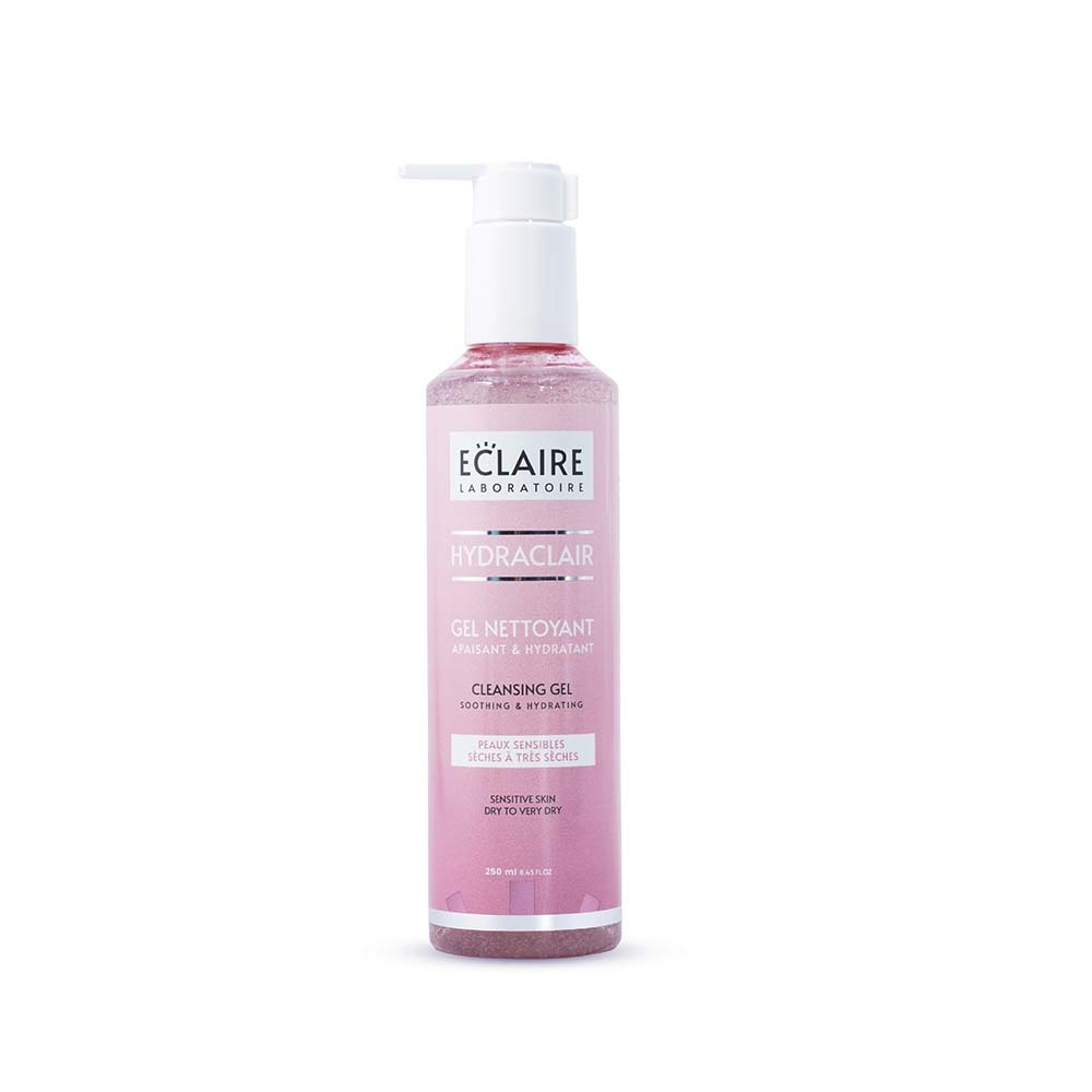 Hydraclair gel nettoyant peau sèche à très sèche 250 ML