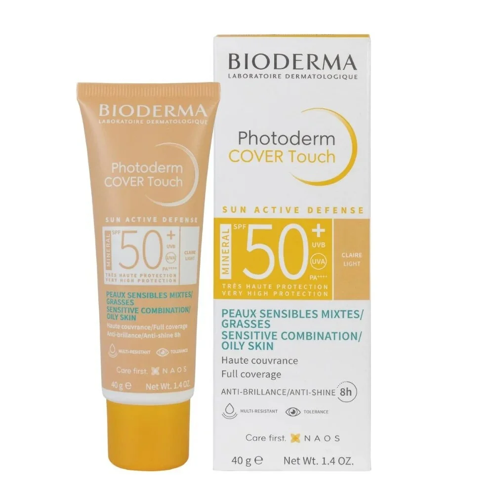 BIODERMA PHOTODERM COVER TOUCH MINERAL TEINTE CLAIRE SPF50+ 40G
