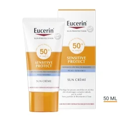 Eucerin Sun Crème Solaire Visage Sensitive Protect SPF 50+