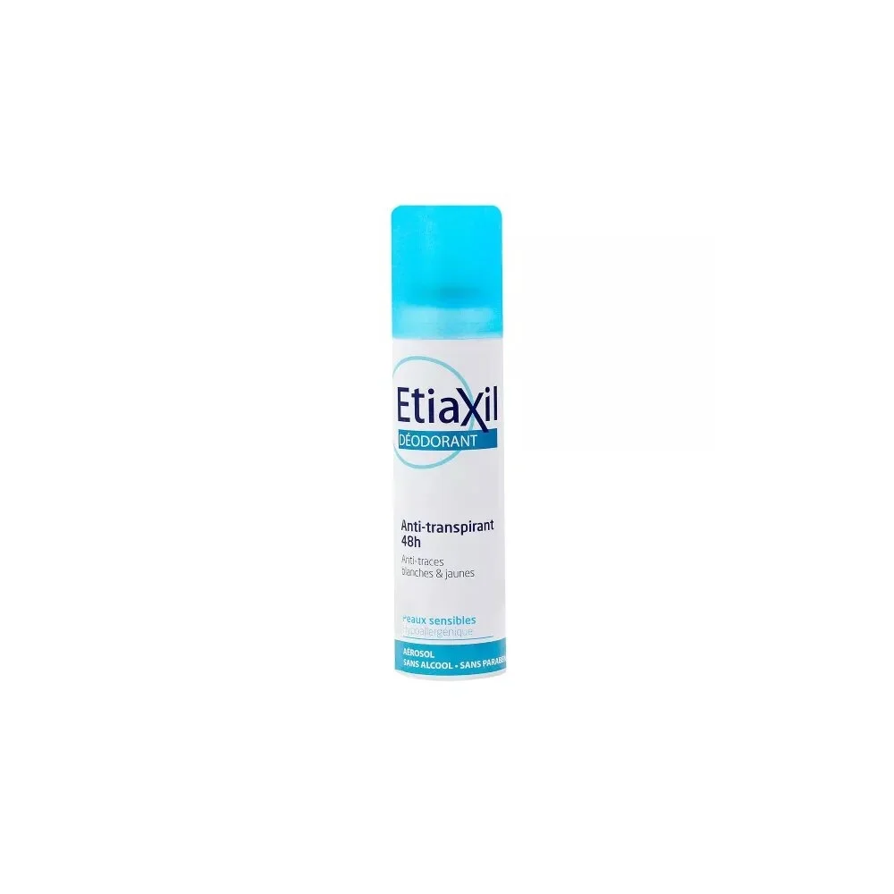 ETIAXIL AEROSOL DEODORANT ANTI TRANSPIRANT 48H ANTI TRACES 150ML