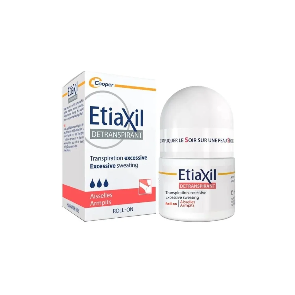 ETIAXIL Détranspirant Peaux Normales aisselles Roll-on 15ml