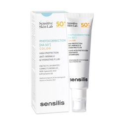 SENSILIS PHOTOCORRECTION [HA 50+] ECRAN FLUID TEINTE SPF 50 50ML