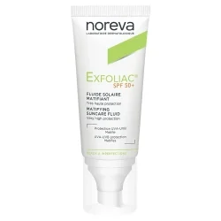 NOREVA EXFOLIAC FLUIDE SOLAIRE MATIFIANT SPF50+ 40ML