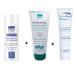 Pack CytolNat - Gel nettoyant CytolClean 150 ml + Cytol Selenium 50 ml + Hydra vaseline 100 ml