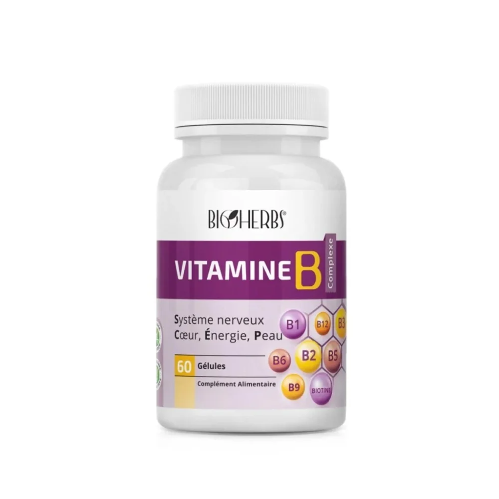 BIOHERBS VITAMINE B COMPLEXE 60 GELULES BIOHERBS VITAMINE B COMPLEXE 60 GELULES