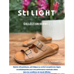 Claquette orthopédique - homme - CARAMEL zs01