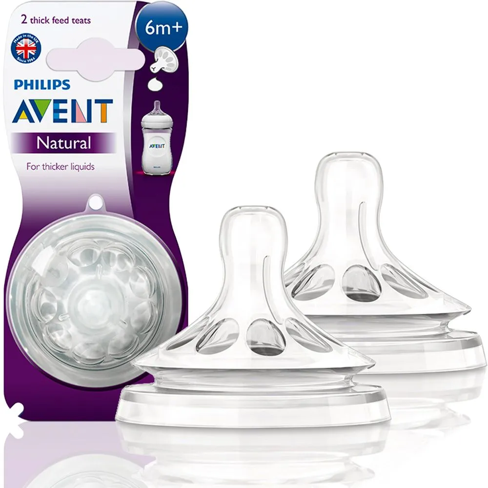 Avent 2 Tétines Naturel 6m+